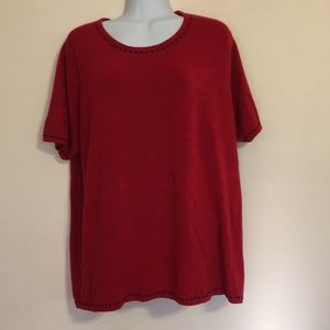 Short sleeved sweater